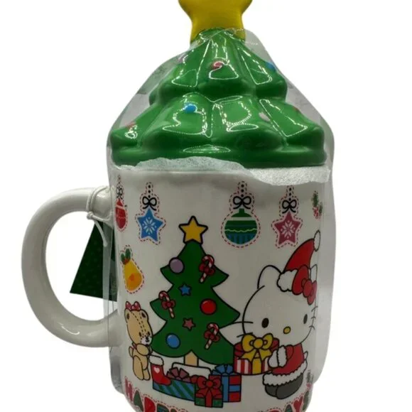 Hello Kitty Mug With Tree Lid - Brand new!​​​​ - Picture 4 of 8